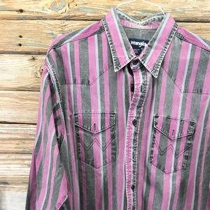 Vintage Wrangler Western button down